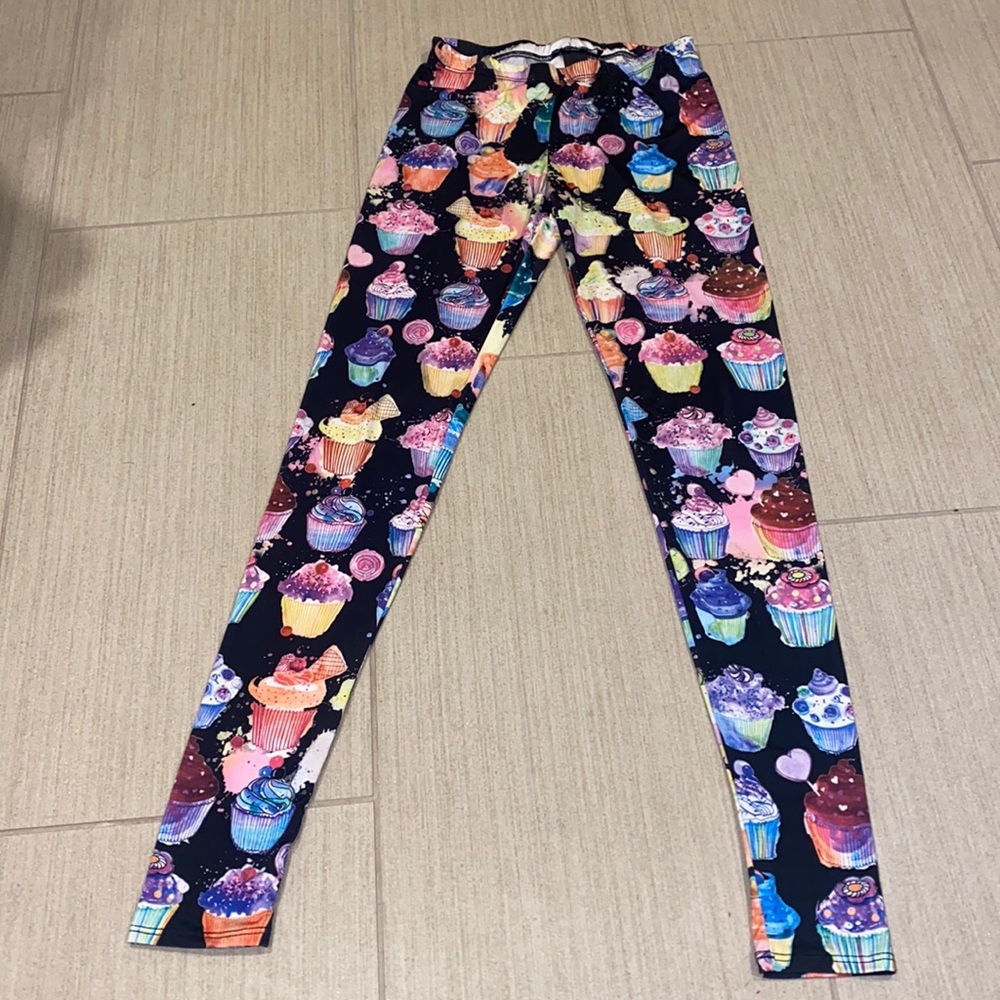See you Monday Leggings purchased at LF size S cupcakes